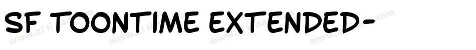 SF Toontime Extended字体转换